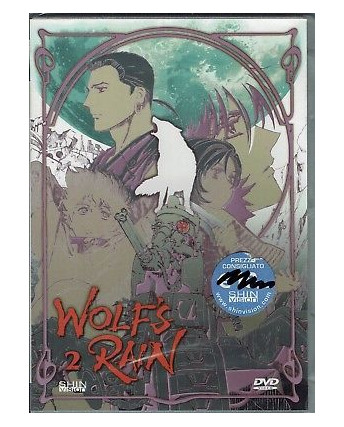 WOLF'S RAIN n. 2 - DVD 100m ca. EPISODI 4/6 SHIN VISION DVD NUOVO