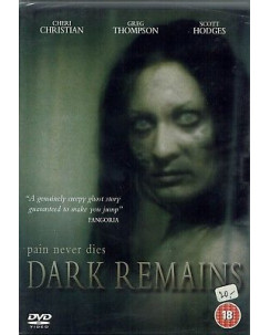Dark Remains pain never dies ENGLISH DVD NUOVO