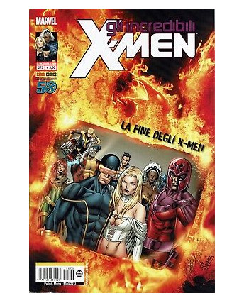Gli incredibili X Men n.275 la fine degli X Men ed.Panini Comics