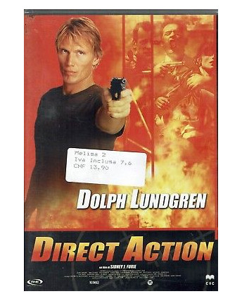 Direct Action con Dulph Lundgren DVD NUOVO