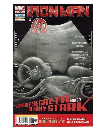Iron Man n. 9 l'origine segreta di Tony Stark 3 ed.Panini