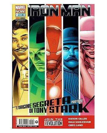 Iron Man n.10 l'origine segreta di Tony Stark 4 ed.Panini
