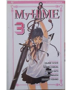 My-Hime  3 di Hajime Yatate, Noboru Kimura SCONTO 50% ed. JPop