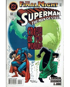 Superman the man of the steel  62 nov 1996 ed.Dc Comics lingua originale OL04