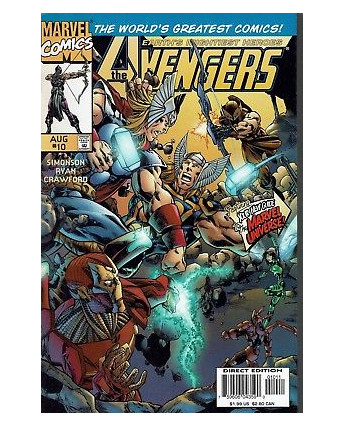 the Avengers  10 aug 1997 ed.Marvel Comics in lingua originale OL08