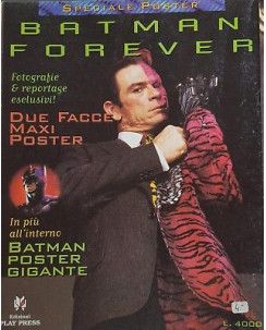 Batman Forever Speciale Poster Ottobre 1995 ed. Play Press FU13