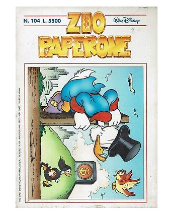 Zio Paperone n. 104 blisterato con allegato di Carl Barks ed.Walt Disney FU14
