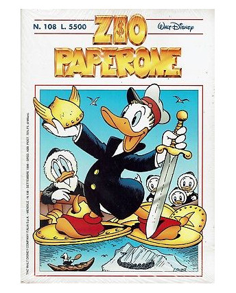 Zio Paperone n. 108 di Carl Barks ed.Walt Disney FU14