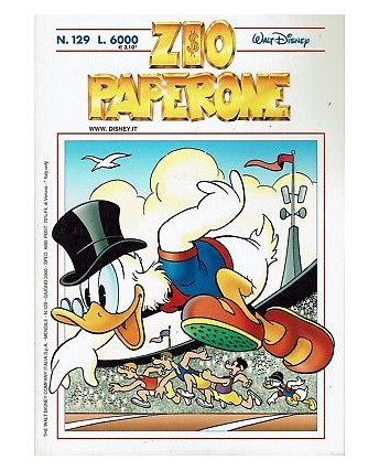 Zio Paperone n. 129 di Carl Barks ed.Walt Disney FU14