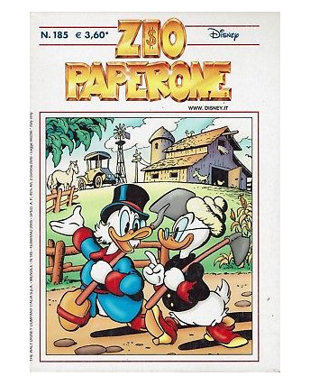 Zio Paperone n. 185 di Carl Barks ed.Walt Disney FU14
