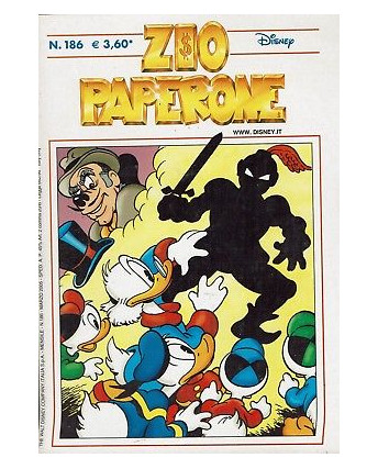 Zio Paperone n. 186 di Carl Barks ed.Walt Disney FU14