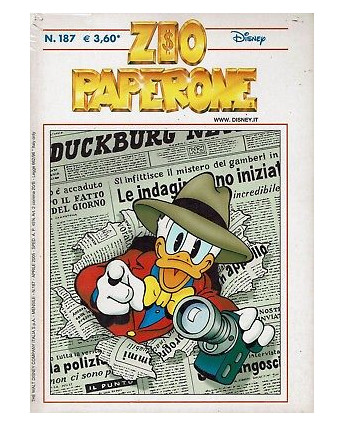 Zio Paperone n. 187 di Carl Barks ed.Walt Disney FU14