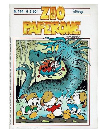 Zio Paperone n. 194 di Carl Barks ed.Walt Disney FU14