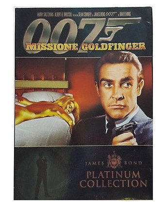 007 MISSIONE GOLDFINGER con Sean Connery di Hamilton PLATINUM COLLECTION 2 DVD