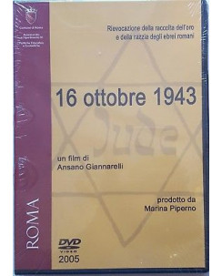 16 ottobre 1943 di Ansano Giannarelli Prodotto da Marina Piperno BLISTERATO DVD