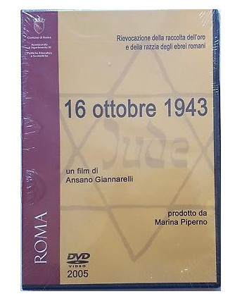 16 ottobre 1943 di Ansano Giannarelli Prodotto da Marina Piperno BLISTERATO DVD
