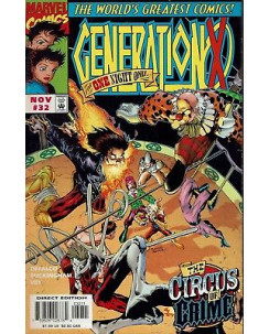 Generation X  32 nov 1997 ed.Marvel Comics in lingua originale OL07
