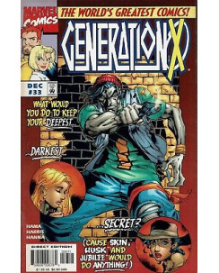 Generation X  33 dec 1997 ed.Marvel Comics in lingua originale OL07