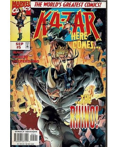 Ka-Zar Kazar   5 jul 1997 ed.Marvel Comics lingua originale OL07