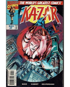 Ka-Zar Kazar   7 nov 1997 ed.Marvel Comics lingua originale OL07