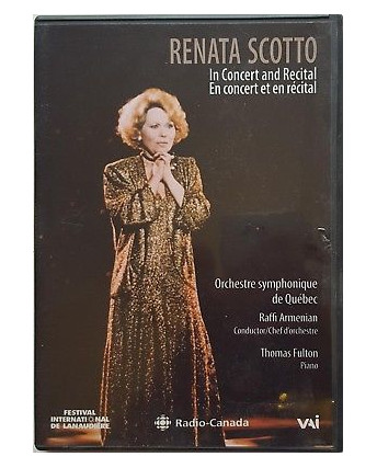 Renata Scotto In Concert and Recital DVD