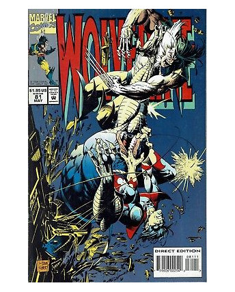 Wolverine  81 may 1994 con CARDS ed.Marvel Comics lingua originale OL08
