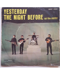 45 GIRI 0017 THE BEATLES: YESTERDAY/THE NIGHT BEFORE - QMSP 16384  IT