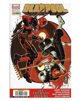 Deadpool  52 All New Marvel Now 21 nei momenti difficili prima ed.Panini Comics