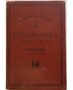 Jevons, Cossa: Economia Politica ed. Hoepli 1893 A97