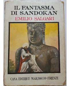 Emilio Salgari: Il Fantasma di Sandokan ILLUSTRATO 4a ed. Marzocco 1939 A97