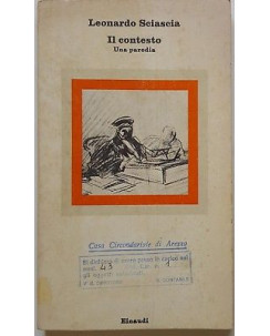 Leonardio Sciascia: Il contesto. Una parodia ed. Einaudi 1979 A15