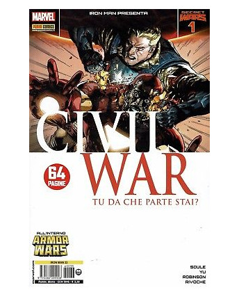 Iron Man  33 Civil WarArmor Wars ed.Panini