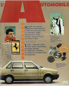 L'Automobile n.426 mar1987  Alboreto,Fiat Duna,Ferrari ed.Automobile
