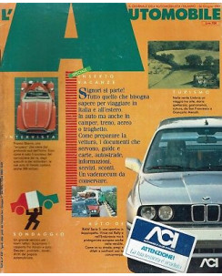 L'Automobile n.437 giu 1987 BMW serie 3,Franco Sbarra ed.Automobile