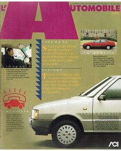 L'Automobile n.445 set 1987 Fiat UNO,Alfa 164 ed.Automobile