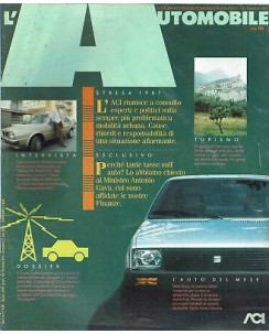 L'Automobile n.448 ott 1987 Seat Ibiza,Lancia Delta ed.Automobile
