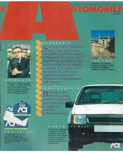 L'Automobile n.455 dic 1987 Opel Corsa,Autobianchi Y10 ed.Automobile