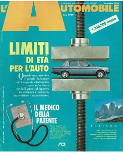 L'Automobile n.465 nov1988 Alfa 33,Rover 820 ed.Automobile
