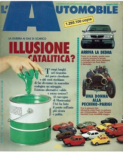 L'Automobile n.471 mag 1989 Dedra,Rover 216,illusione catalitica ed.Automobile