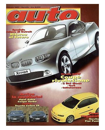 Auto n. 2 feb 2001 Astra Turbo Celica TS Punto ed.Conti