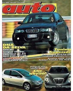 Auto n. 3 mar 2001 BMW M3 Corsa 1.7 dt Golf 1.9 tdi ed.Conti