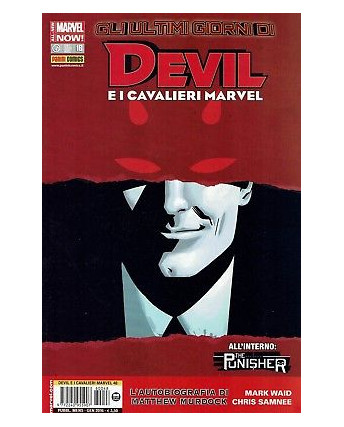 Devil e i Cavalieri Marvel n.48 gli ultimi giorni ed.Panini