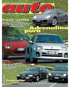 Auto n. 6 giu 2001Porsche 911 turbo Citrone C 5 2.2 HDI Alfa Momo Sport ed.Conti