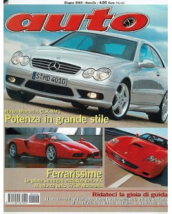 Auto n. 6 giu 2002 Mercedes CLK AMG Ferrari 575M ed.Conti