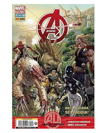 I Vendicatori presenta Avengers n.21 nella terra selvaggia! ed.Panini NUOVO