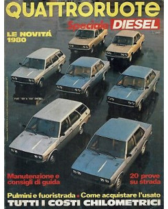 Quattroruote speciale Diesel novita 1980 ed.Domus