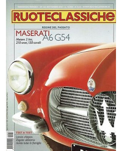 RUOTECLASSICHE N.153 set 2001 Maserati A6 G54 Lancia Appia ed.DOMUS RR01
