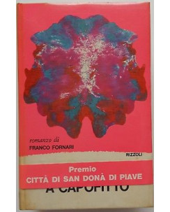 Franco Fornari: Angelo a capofitto ed. Rizzoli 1969 A93