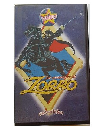 014 VHS Le avventure di Zorro - Animazione Stardust S 12253 1998