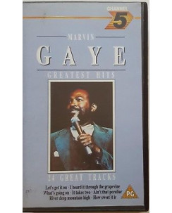 018 VHS Marvin Gaye Greatest Hits 24 Tracks - PG CFV 02472 1987